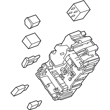 GM 84114432 Fuse Box