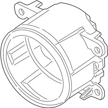 Ford JB3Z-15201-C Fog Lamp Assembly