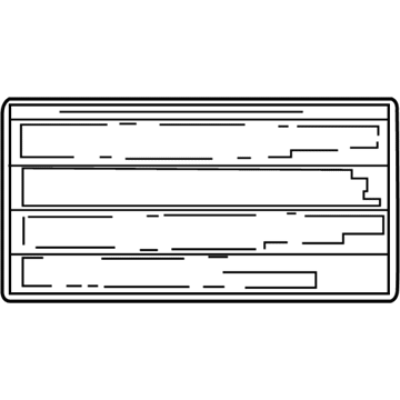 Lexus 45248-30020 Label, Steering Actuator Caution