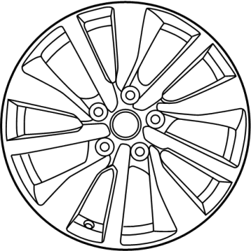 Nissan 40300-6LB9A Wheel-Aluminum