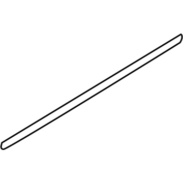 BMW 51-13-7-903-859 Moulding, Door, Primed, Rear Left