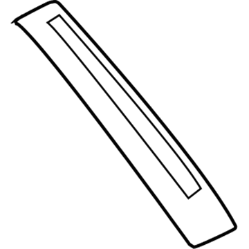 BMW 51-35-7-136-957 Cover, Window Frame, C-Column, Door Rear Left