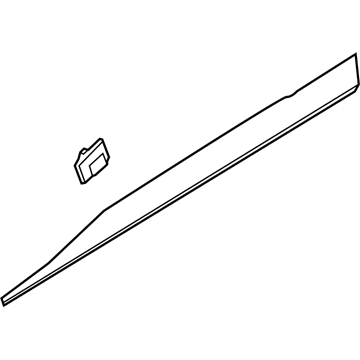 Hyundai 87722-J9500 GARNISH Assembly-FR Dr Side RH