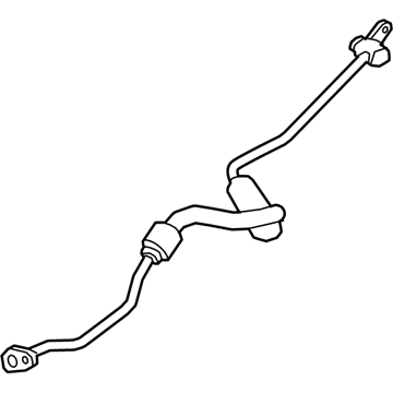 BMW 17-22-8-602-300 Transmission Oil Cooler Line Feed Rear