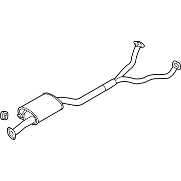 Hyundai 28650-3J150 Center Exhaust Pipe