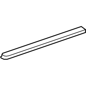 Lexus 68174-50020 Weatherstrip, Rear Door Glass, Inner LH