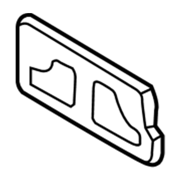 Ford FT4Z-17A385-AA License Bracket