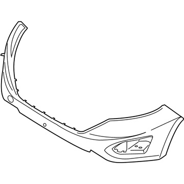 Ford FT4Z-17D957-DPTM Bumper Cover