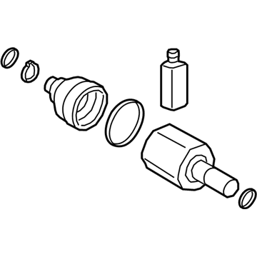 Kia 495L3M7400 Joint Kit-Fr Axle Di