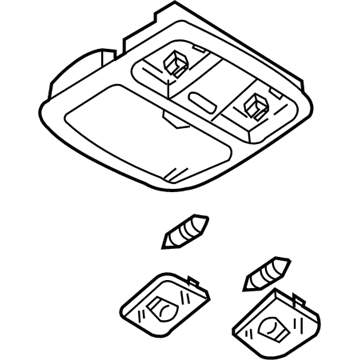 Infiniti 26430-AL500 Lamp Assembly-Map