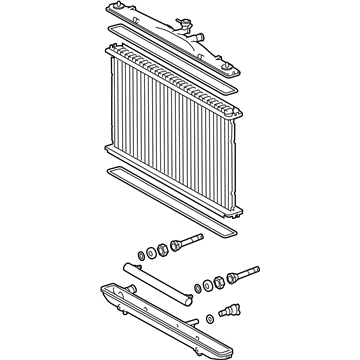 Lexus 16041-31610 Radiator Assembly, No.2