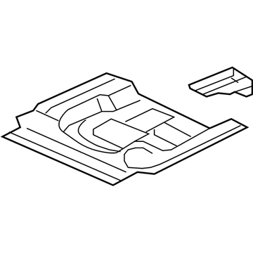 Honda 04655-SLN-A00ZZ Panel Set, RR. Floor