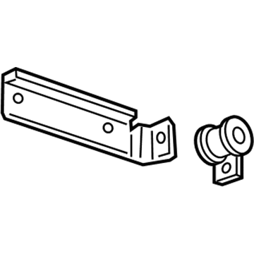 GM 23143590 Converter & Pipe Bracket