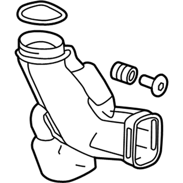 Honda 17253-5A2-A00 Tube Assembly B, Air I