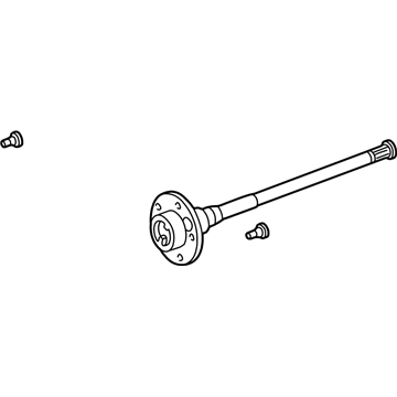 Mopar 4713193 Rear Axle Assembly (Left)