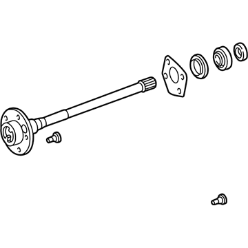 Mopar 5086633AA Axle Shaft Rear Left