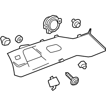 GM 84246407 Upper Quarter Trim