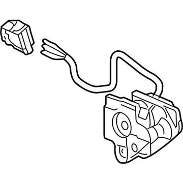 Honda 76210-SDA-A11 Actuator, Passenger Side