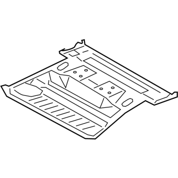 Toyota 58211-42040 Center Floor Pan