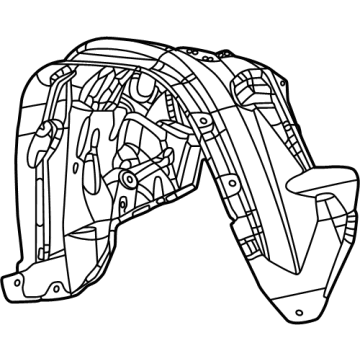 Mopar 68376706AG FENDER-WHEELHOUSE INNER