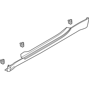 Nissan 76851-CD025 Cover-Sill, LH