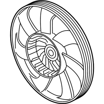 Honda 38611-5PA-A01 Fan, Cooling