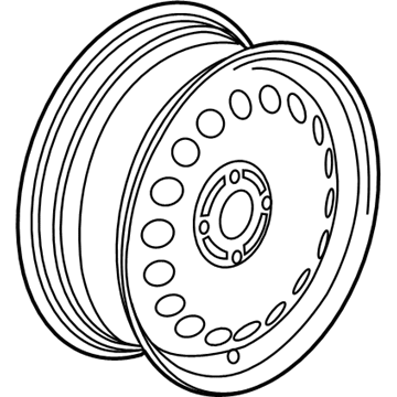 GM 95192359 Wheel, Steel