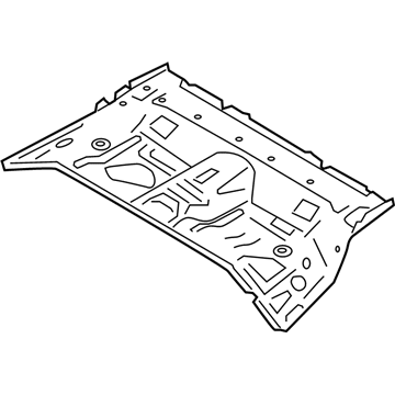 Nissan G4512-JM1MA Floor-Rear, Front