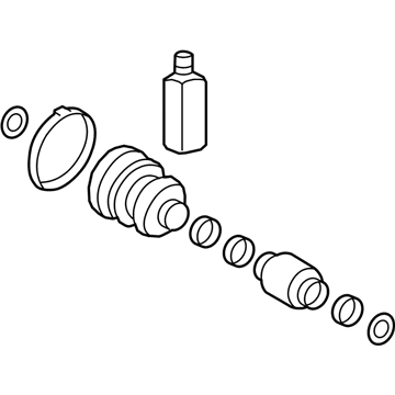 Hyundai 49575-J9100 Damper Kit-Front Axle Dynamic, RH