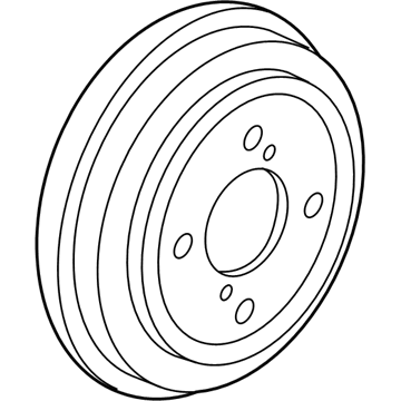 Honda 42610-T5R-A01 Drum, Rear Brake