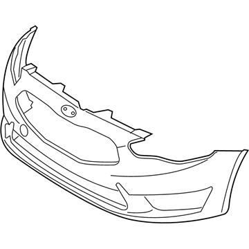 Kia 86511F6000 Front Bumper Cover
