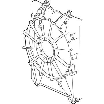 Honda 38615-5J6-A01 Sub Shroud