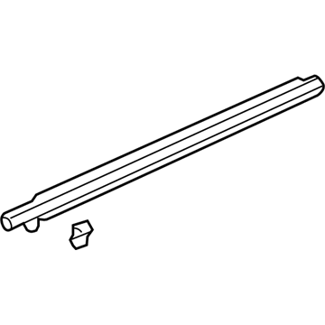 Acura 72910-TL0-003 Molding Assembly, Right Rear Door