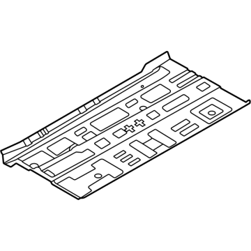 Hyundai 65111-AA000 Panel Assembly-Center Floor Side, L