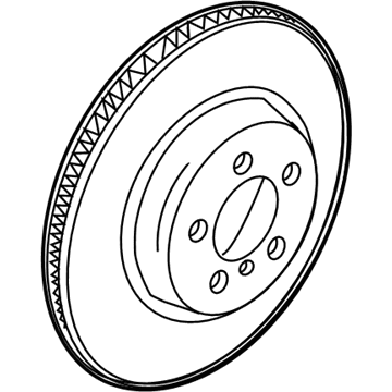 BMW 34-21-6-864-061 Brake Disc, Ventilated