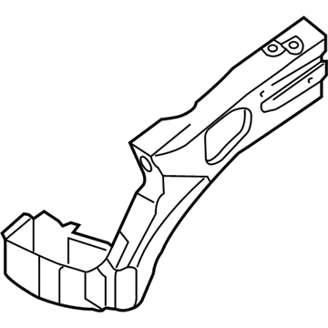 Nissan F4180-ZS0MB Reinforcement HOODLEDGE RH