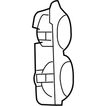 Mopar 55077604AD Lamp-Tail Stop Backup