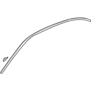 Honda 72420-S84-A01 Molding, R. Drip Roof