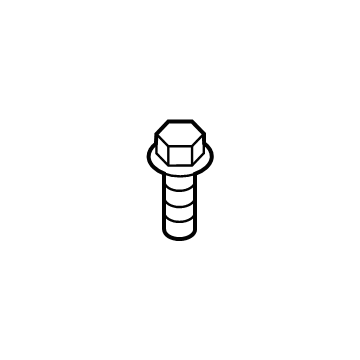 BMW 07-13-1-025-735 Screw, Self Tapping