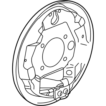 GM 22676068 Plate Asm-Rear Brake Backing