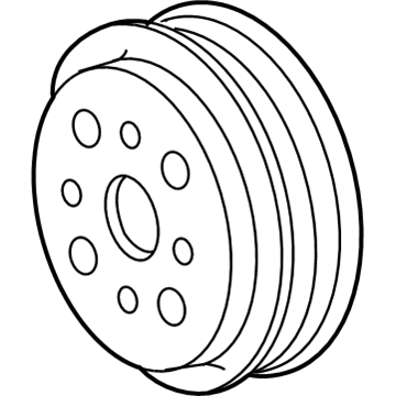 Lexus 16173-38060 PULLEY, Water Pump