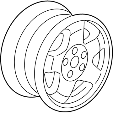 Honda 42700-SHJ-L91 Disk, Aluminum Wheel (17X7J) (Tpms) (Aap)