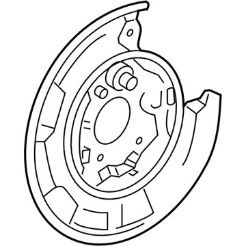 Lexus 46504-0E050 Plate Sub-Assembly, Park