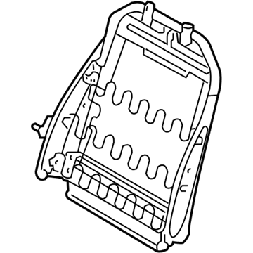 Hyundai 88410-1E200 Frame&Spring G Assembly-Front Seat Passenger