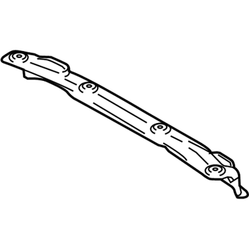 BMW 51-48-7-290-772 HEAT INSULATION, BUMPER, REA