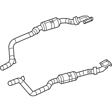 Mopar 68276680AA Front Catalytic Converter And Pipe