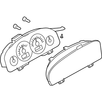 Ford 6M6Z-10849-D Cluster Assembly