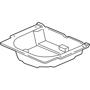 Honda 83823-S10-000 Bucket, RR. Floor