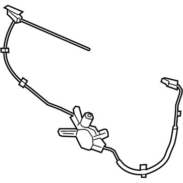 Honda 73221-T6Z-A11 Motor & Cable Set