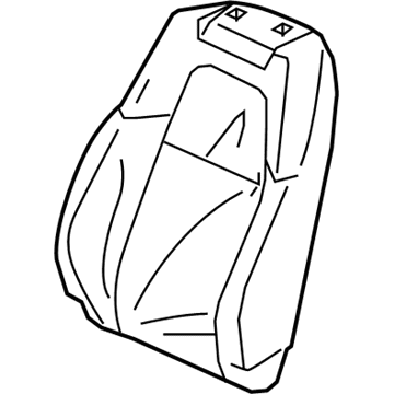 Honda 81125-TLA-A11ZA Cover Set, Passenger Side Trim (Cashmere Ivory)